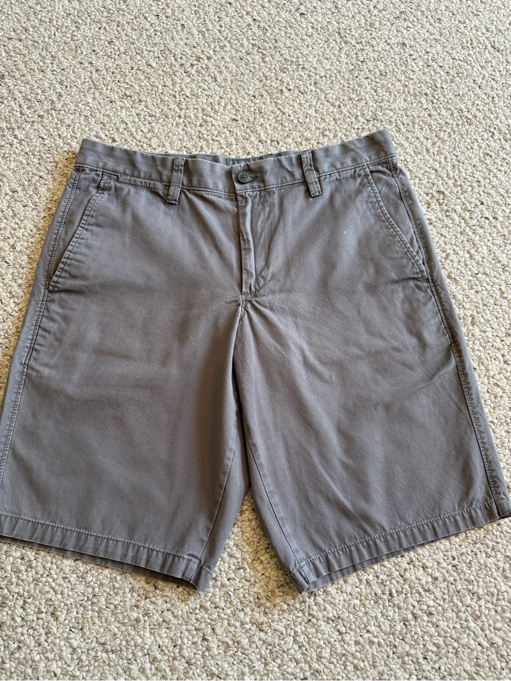 EUC GAP Classic Distressed Gray Chino Shorts